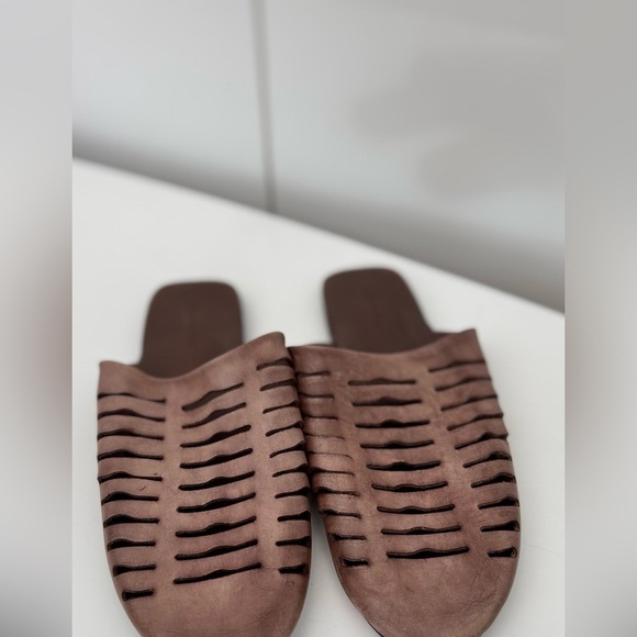 Free People leather Loafers size 8.5 - Picture 1 of 4